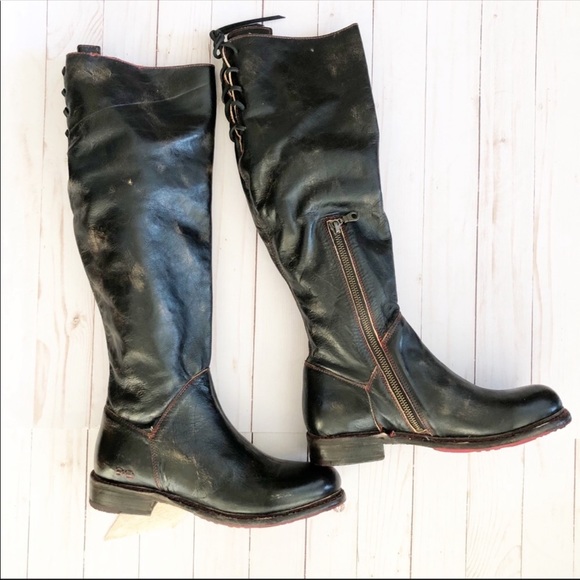 Bed|Stü Manchester Distressed Black Boots - Picture 3 of 8